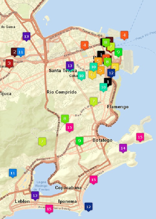 Rio de Janeiro map