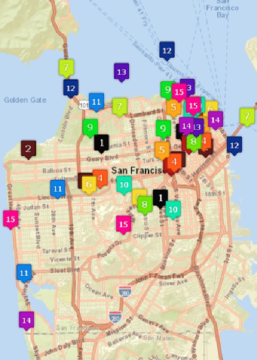 San Francisco map